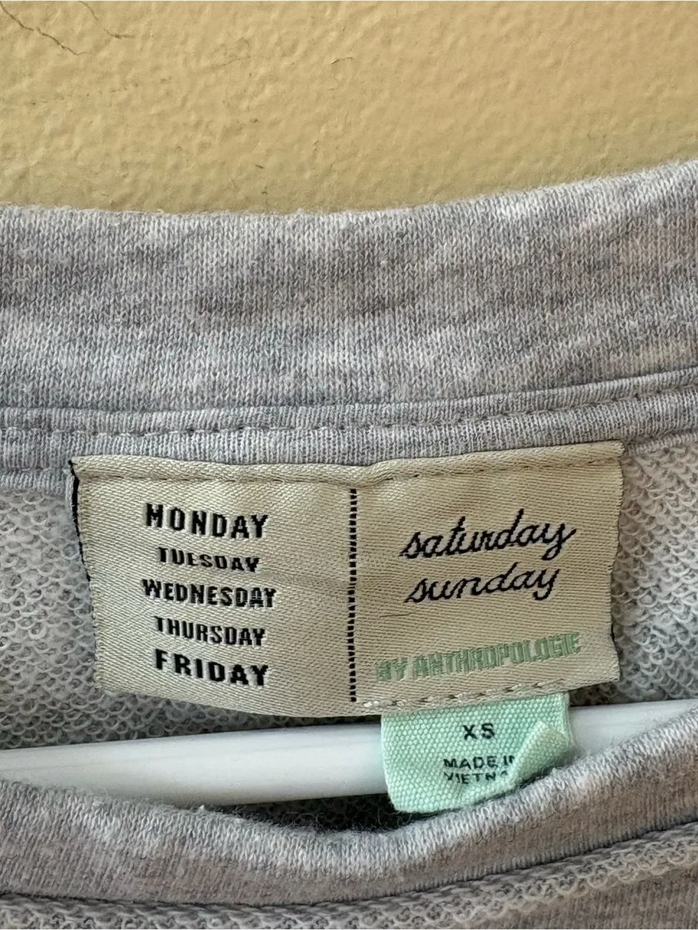 Anthropologie Saturday Sunday Colleen babydoll sweatshirt.